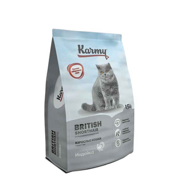 British Shorthair Adult Индейка 1,5кг