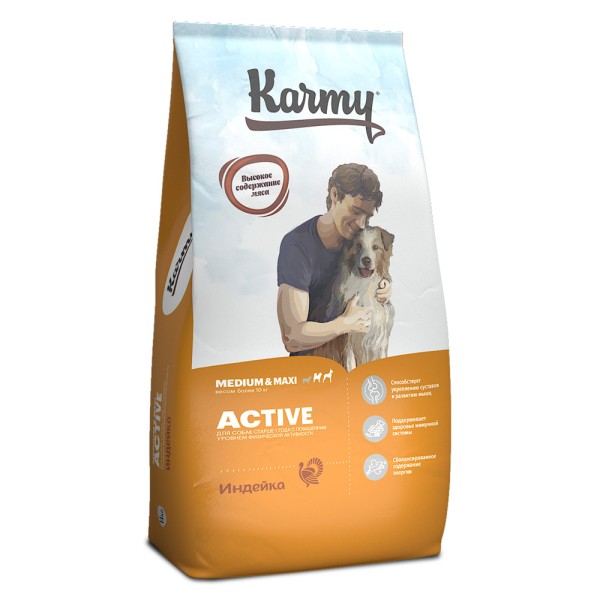 Active Medium & Maxi Индейка 14кг